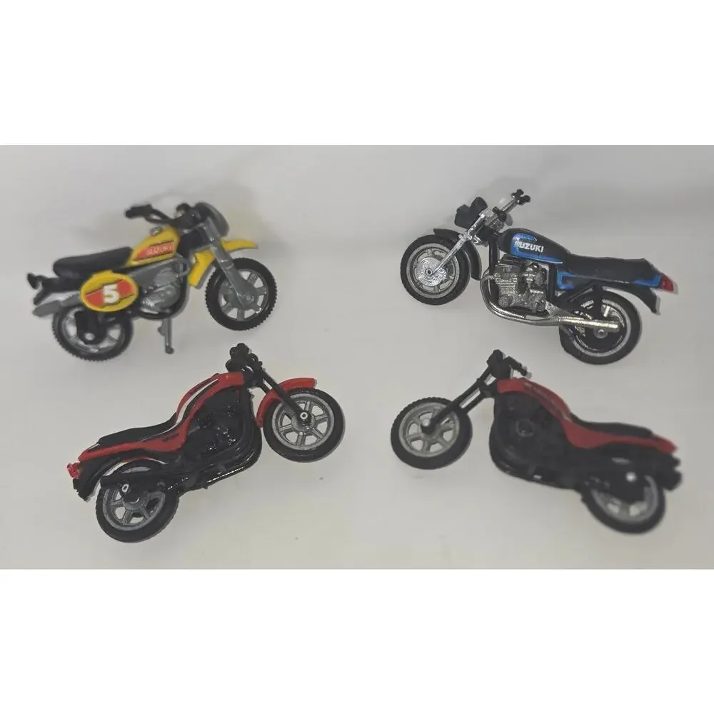 Zee Toys Ridge Riders Diecast 4 Motorcycle Lot 3